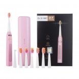Dr. SONIC sz�nikus fogkefe csomag utaz�tokkal (r�zsasz�n)